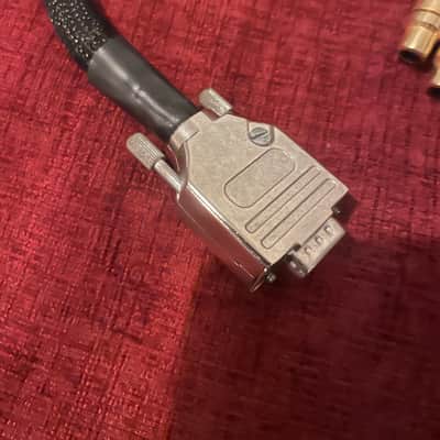 (High Quality) 13" Gold Plated  D-Sub Loom (RCA female) 4 Channels - Gold image 3
