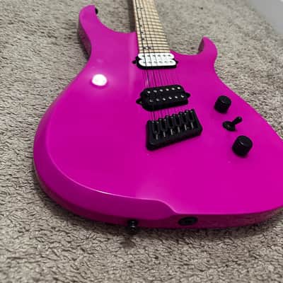 UPGRADED Ormsby HypeGTR 2018 Magenta GTR Hype 6 Multiscale Electric Guitar w/ Hard Case image 3