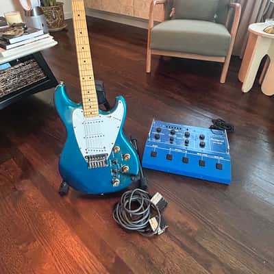 1980s Roland G-505 Guitar Synthesizer Controller, GR-300 Polyphonic Guitar Synthesizer