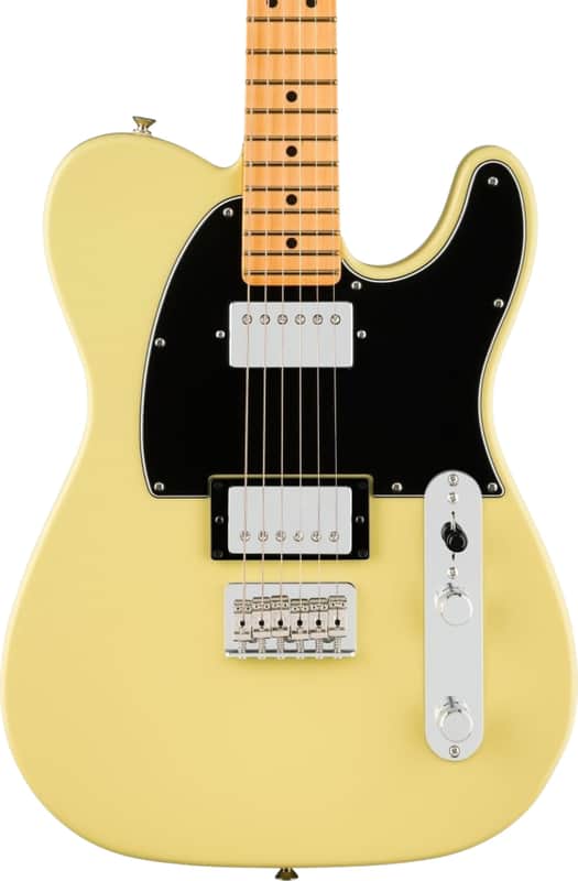 Fender Player II Telecaster HH Electric Guitar, Maple Fingerboard, Hialeah Yellow image 1