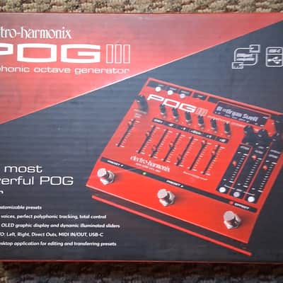 Immagine Electro-Harmonix POG3 Polyphonic Octave Generator 2024 - Present - Red - 6