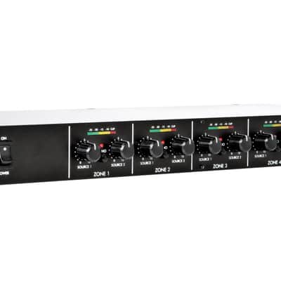 ART MX225 Stereo Dual-Source 5-Zone Distribution Mixer w/ stereo inputs BLK MINT image 1