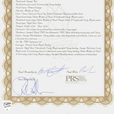 PRS Private Stock #12138 McCarty 594 Singlecut - Charcoal Burst image 16