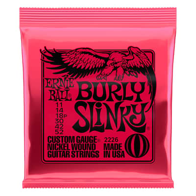 Ernie Ball 2226 Electric Guitar Strings (11-52) Burly Slinky image 1