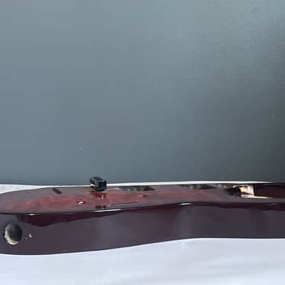 2010's India Jackson DKXT Dinky Arched Top Transparent Red Quilt Guitar Body Hard Tail image 19