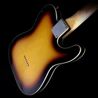 LEFTY! TL62 Vintage Custom Relic USA Double Bound Aged Sunburst Left Tele Guitar Kuwabara 7.7 lb HSC image 12