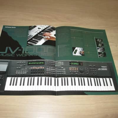 Roland JV-1000 Brochure -Original Vintage Synthesizer Catalog image 3