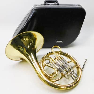 Yamaha YHR-313 French Horn, Japan, with Yamaha case and MP, Good Condition image 2