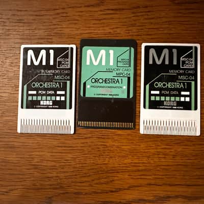 Korg M1 PCM Orchestra Card Set
