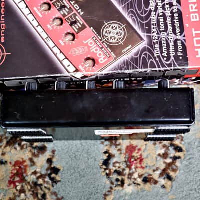 Radial Tonebone Hot British Tube Overdrive 2010s - Red with Power Supply image 7