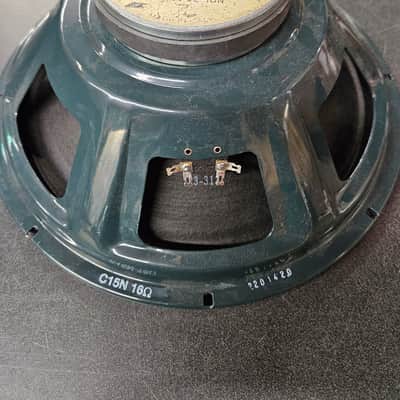 Jensen C15N Vintage Ceramic 15" 50-Watt 8ohm Guitar / Bass Speaker 2010s - Green image 5