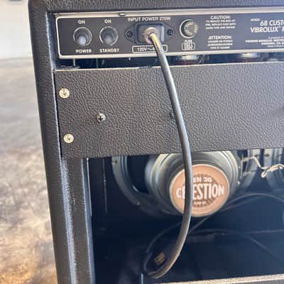 Fender ‘68 Reissue Vibrolux Reverb-Amp 2014 - Black image 6