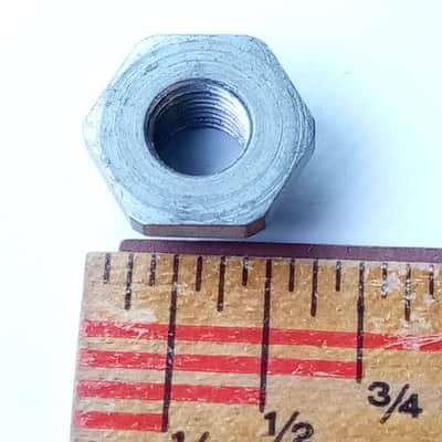 Slingerland Zoomatic Threaded Hex Nut Snare Drum Shell Mount Strainer/Throw-Off image 3