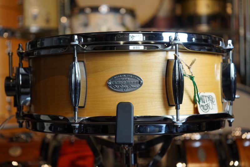 Doc Sweeney Drums Legend Series Snare Drum #28 Maple 14x5.5 - Satin Natural image 1