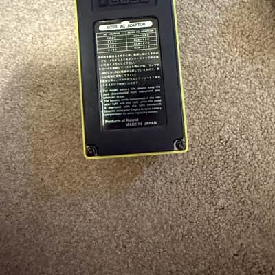 Boss OD-2 Turbo OverDrive (Black Label) 1985 - 1988 - Yellow image 2