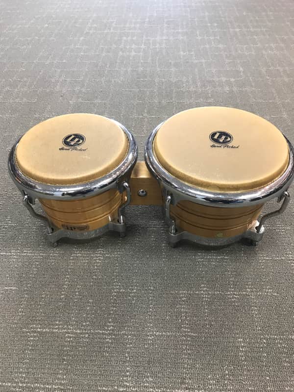 Latin Percussion LP201AX-2 Generation II Wood Bongos w/ Comfort Curve II Rims image 1