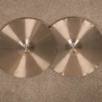 Paiste 15" Formula 602 Sound Edge Hi Hat Cymbals 1090g 1251g image 2