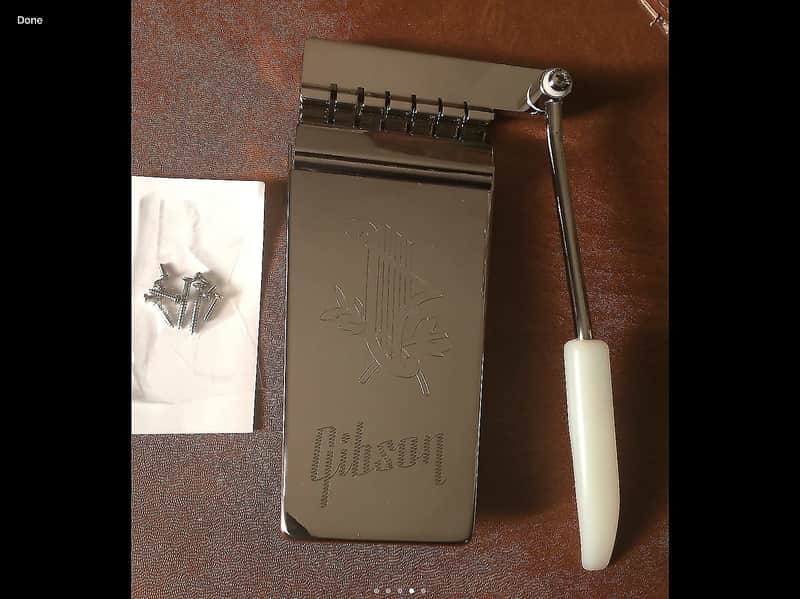 Gibson Long VIBROLA Maestro Lyre  Nickel        JVGuitars image 1