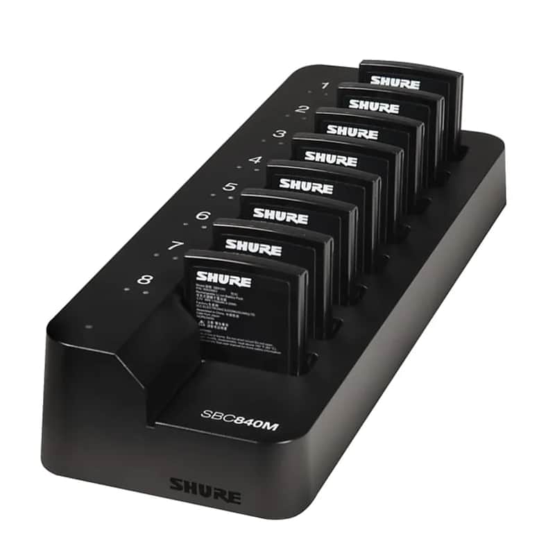 Shure SBC840M-US 8-Bay Networked Charger with Power Supply image 1