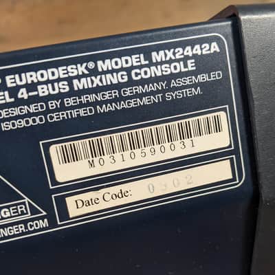 Behringer MX2442A Mixing Console With Power Supply image 12