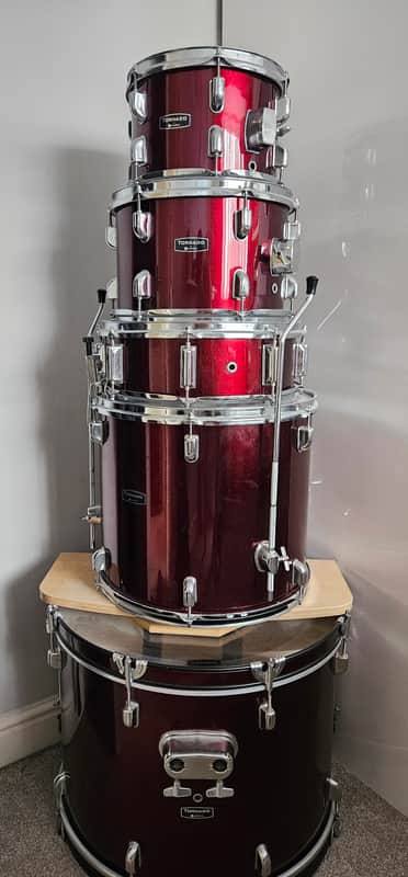 Mapex Tornado 2014-2020 - Red Glossy Sparkle image 1