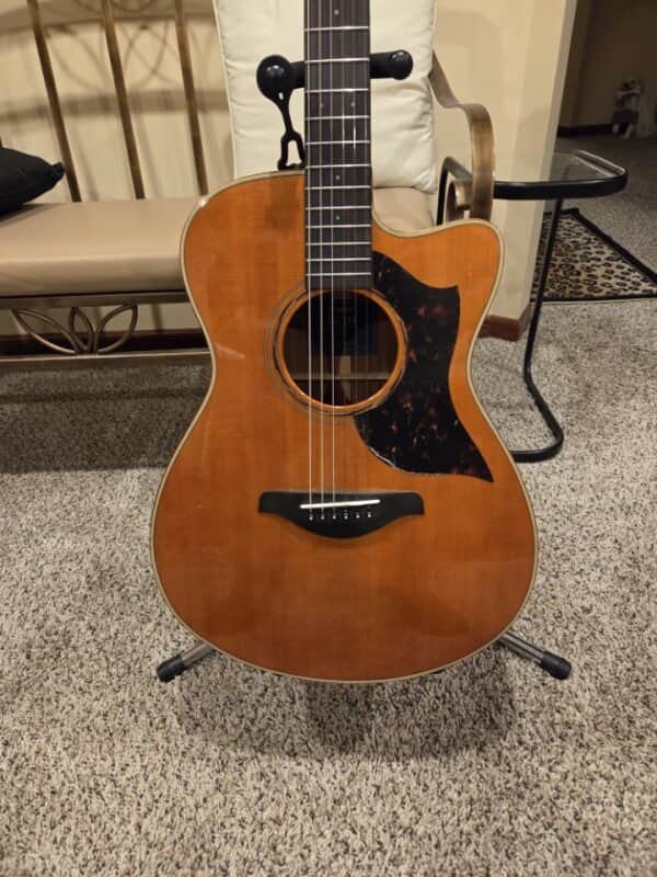 Yamaha AC3M Concert Acoustic/Electric Guitar - Natural image 1
