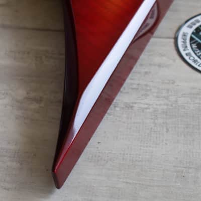 1996 Grover Jackson Japan KV-c.u.65 King V Flying V (Cherry Sunburst) image 3