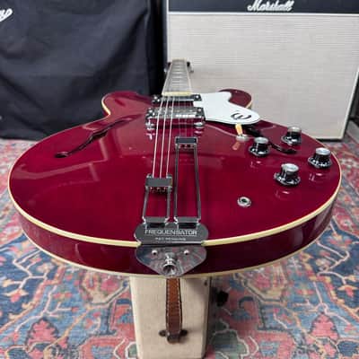 Epiphone Riviera Reissue *Pro Setup* HH Peerless Cherry OHSC - 1997 image 14