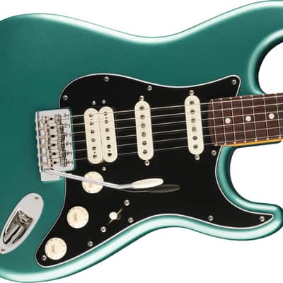 Fender American Professional Classic Stratocaster HSS Faded Sherwood Green Metallic image 2