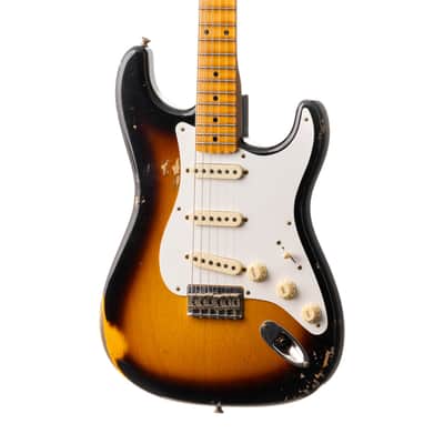 Fender Custom Shop Tropo Stratocaster Hardtail Heavy Relic - Super Faded 2 Tone Sunburst (026) image 6