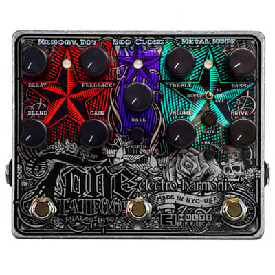 Electro-Harmonix Tone Tattoo Analog Multi-Effects Pedal | Distortion Chorus Delay image 2