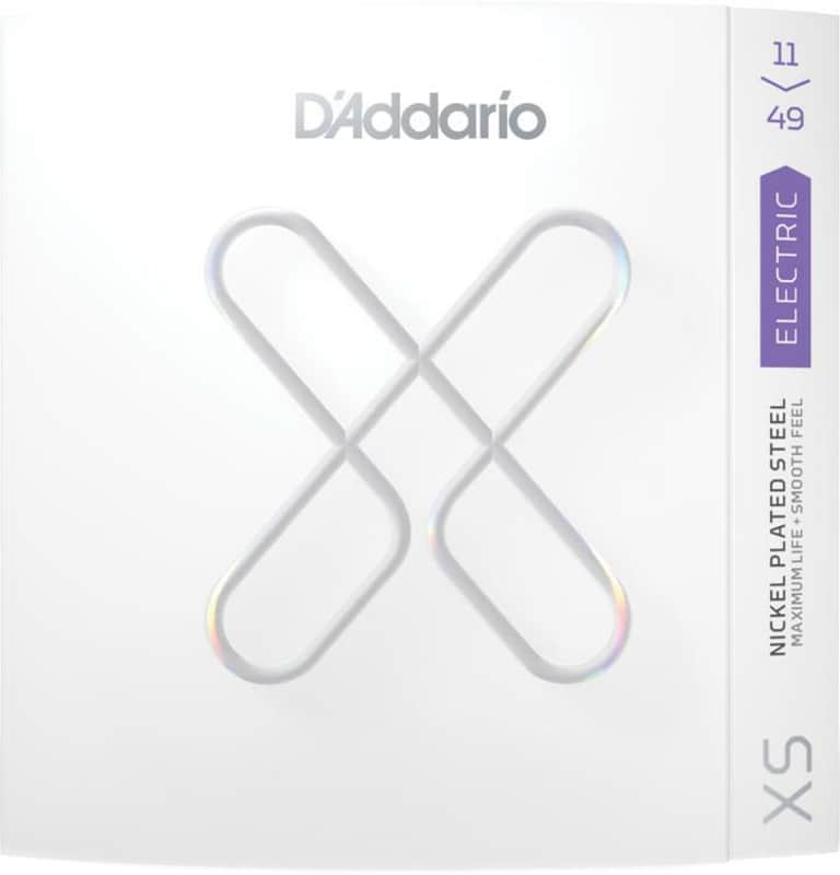 D'Addario XSE1149- Electric Guitar Strings - Medium, XS Nickel Coated - 11-49 (XSE1149) image 1