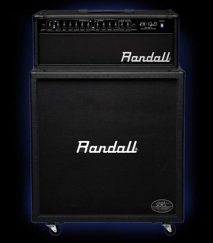Randall KH120RHS Kirk Hammett Signature 2-Channel 120-Watt 4x12" Guitar Amp Half Stack image 1