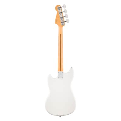 Used Fender Player II Mustang Bass PJ - Polar White w/Maple FB image 8