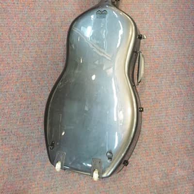 Celestini 4/4 Size 'Cello Contoured Case-Fiberglass Composite-Silver Sparkle-NEW image 2