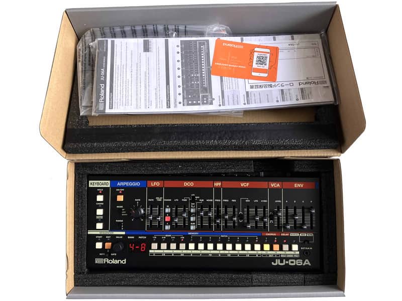2019 Roland JU-06A Boutique Series Synthesizer Module Juno-106 Juno-60 Emulator Clone image 1