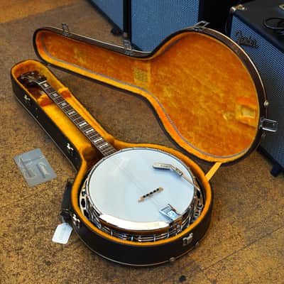 Conrad Japan Tenor Resonator Banjo Early 1970s w/Pickup, Original Hard Case image 13
