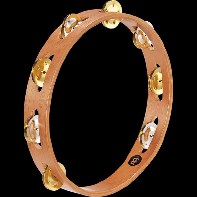 Meinl Percussion 10" Recording-Combo Wood Tambourine - Single row image 1