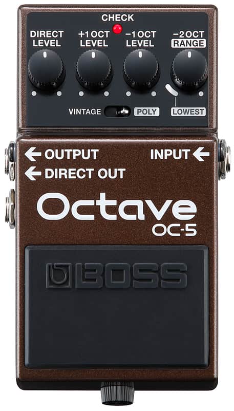 ギター BossDigital Reverb RV-5 SuperOctave oc-3 BOSS OC-5 vs. OC-3