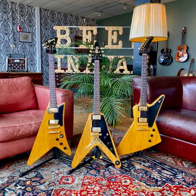 1980-1982 Gibson Modernistic Series Korina Flying V Explorer Moderne image 1