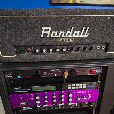 Randall RG80ES 2-Channel 100-Watt Solid State Guitar Amp Head 1980s - Black image 1