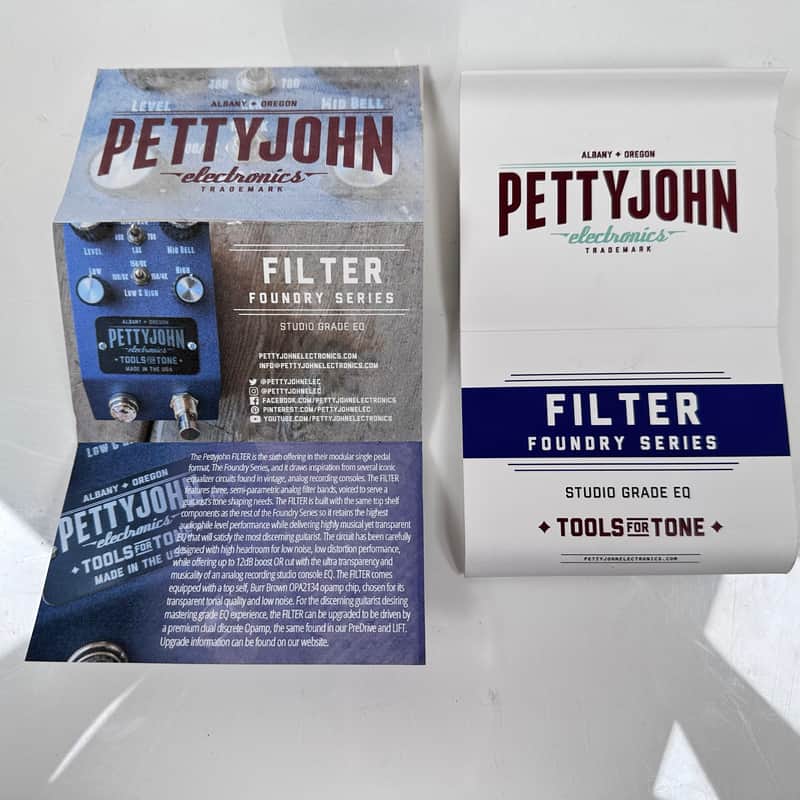Pettyjohn Electronics Filter EQ Pedal | Reverb Canada