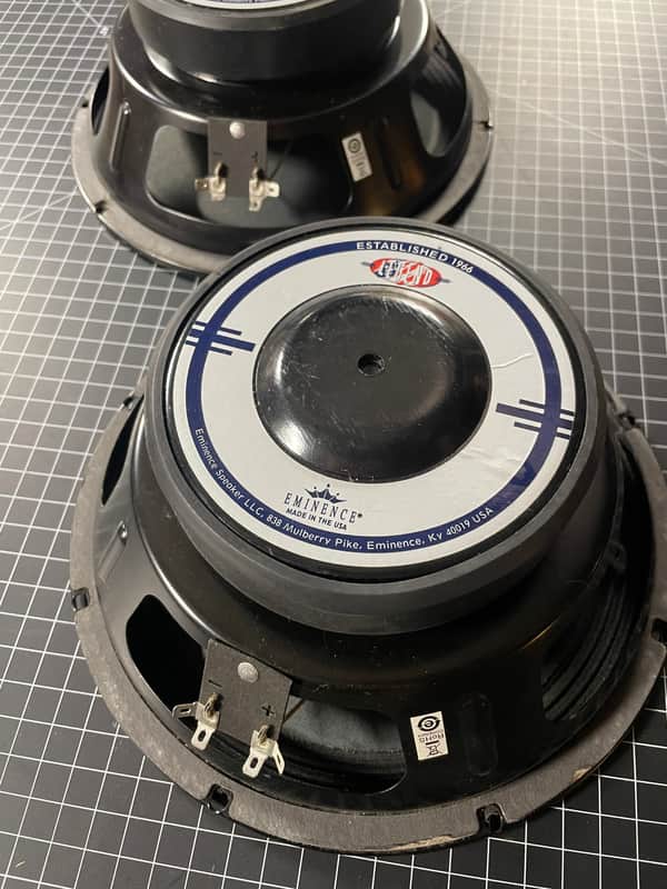 (2) Eminence Legend BP102-8 10" 8ohm for Bass Cabinet [MATCHED PAIR] image 1