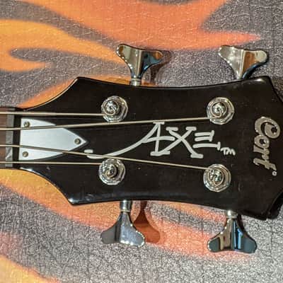 Cort 2010 Gene Simmons AXE Neckthrough, EMG Active Pickups KISS Bass Guitar w/OHSC, RARE! image 8