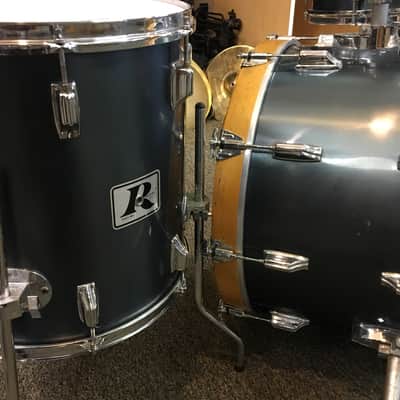 Rogers USA Maple XP-8 Drum Set 22, 12, 16 in Midnight Mist (Blue) image 3