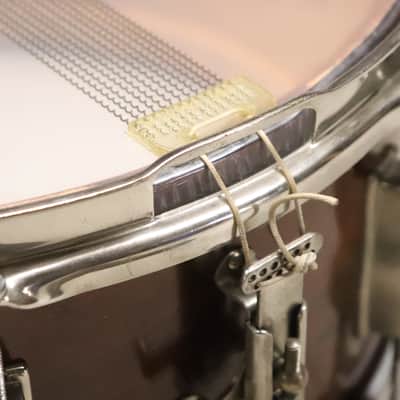 Ludwig Auditorium 6.5x15" 8-Lug Mahogany Snare Drum Vintage 1960's image 14