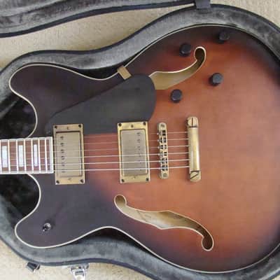 Washburn HB-36 2018 - Vintage Matte Tabacco Sunburst with Original Hard Shell Case Mint-New image 9