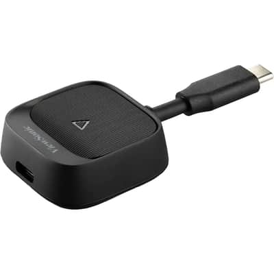 ViewSonic ViewShare WPD-900E Wireless Presentation System, RX with 802.11n (1T1R) + USB 2.0; TX with USB-C and up to 60W PD power input. Black image 4