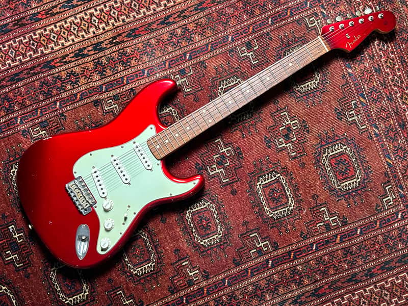 Fender Custom Shop '60 Relic Stratocaster 2006 Candy Apple Red with Matching Headstock image 1