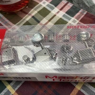Open Box~ Nickel Gotoh 3x3 Kluson Style Tuning Machines, No Mounting Screws image 3